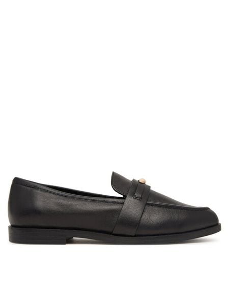 Aldo Lordsy Ellya 14403474 Czarny. Czarne mokasyny damskie Aldo, ze skóry. Za 389.99 zł.