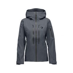 Damska kurtka narciarska Black Diamond Recon LT Stretch. Szare kurtki damskie Black Diamond, na zimę, bez wzorów, bez kaptura. Za 1,566.35 zł.
