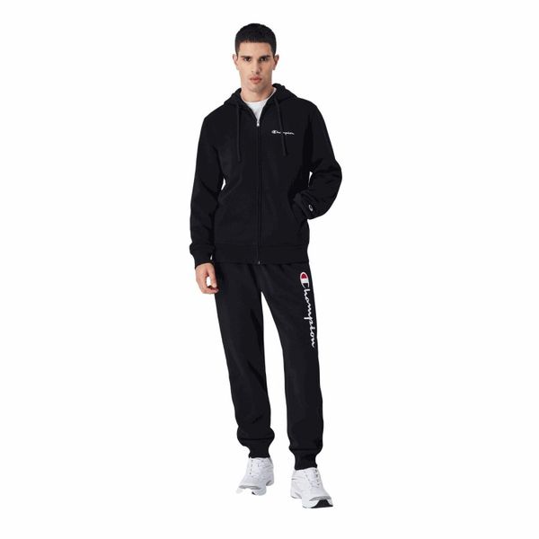 Męska Bluza Z Zamkiem Błyskawicznym Z Logo Na Piersi. Szare bluzy z kapturem męskie CHAMPION, m, z bawełny. Za 426.99 zł.