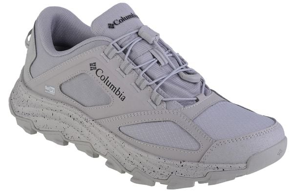 Buty trekkingowe męskie, Columbia Flow Morrison OutDry. Szare buty trekkingowe męskie Columbia, z materiału, przed kostkę, bez zapięcia, trekkingowe. Za 409.99 zł.