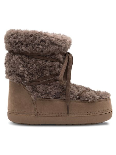 DeeZee Śniegowce Lului N9057 Brązowy. Brązowe śniegowce damskie DeeZee, z materiału. Za 89.99 zł.