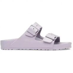 Klapki męskie Birkenstock Arizona. Fioletowe klapki i japonki męskie Birkenstock, z materiału. Za 369.99 zł.