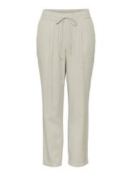 Vero Moda Spodnie "Jesmilo" w kolorze kremowym rozmiar: S. Brązowe spodnie materiałowe damskie Vero Moda, bez wzorów, z materiału, klasyczne. Za 79.21 zł.