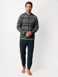 Admas Piżama "Magnific" w kolorze granatowym rozmiar: L. Niebieskie piżamy męskie admas, l, bez wzorów, z bawełny, bez ramiączek. Za 165.99 zł.