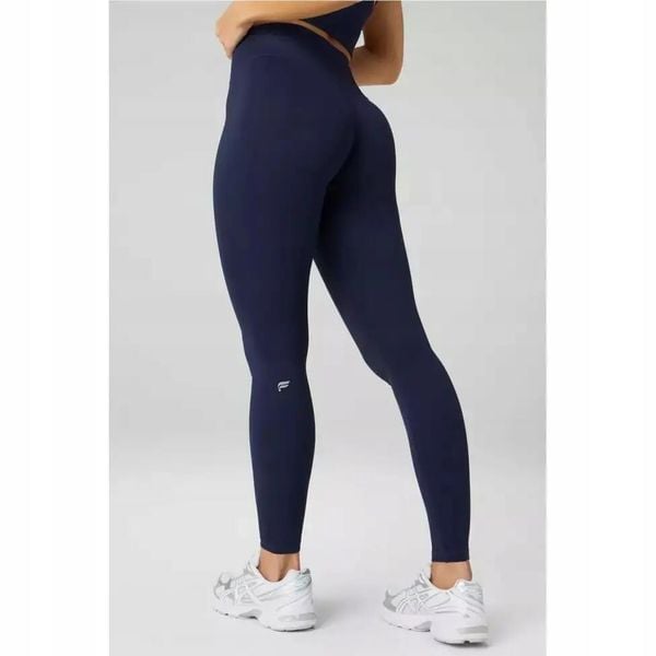 FABLETICS Damskie Legginsy Sportowe Wysoki Stan No-Seam PureLuxe. Niebieskie legginsy damskie FABLETICS, l, bez wzorów, z elastanu. Za 299.99 zł.
