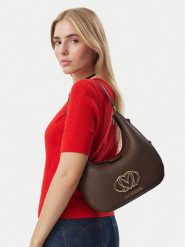 LOVE MOSCHINO Torebka JC4210PP0PKB0313 Brązowy ciemny. Brązowe torebki klasyczne damskie Love Moschino, bez wzorów, bez dodatków. Za 949.99 zł.