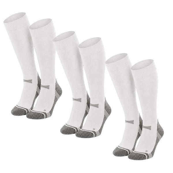 Skarpety Piłkarskie Pro Długie - 6 par - Biały. Białe skarpetki damskie XTREME SOCKSWEAR, bez wzorów, z materiału. Za 264.70 zł.