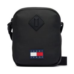 Saszetka Tommy Jeans. Czarne saszetki męskie Tommy Jeans, z jeansu. Za 289.99 zł.