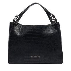 Torebka LOVE MOSCHINO. Czarne torebki klasyczne damskie Love Moschino, bez wzorów, bez dodatków. Za 1,009.00 zł.