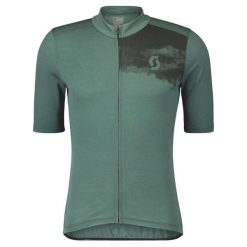 Koszulka Scott Merino. Czarne t-shirty sportowe męskie Scott, l, z materiału, bez ramiączek, rowerowe. Za 492.50 zł.