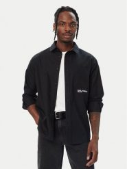 Karl Lagerfeld Jeans Koszula B3M16019 Czarny Regular Fit. Czarne koszule męskie Karl Lagerfeld Jeans, l, bez wzorów, z bawełny, bez kołnierzyka, bez ramiączek. Za 429.99 zł.