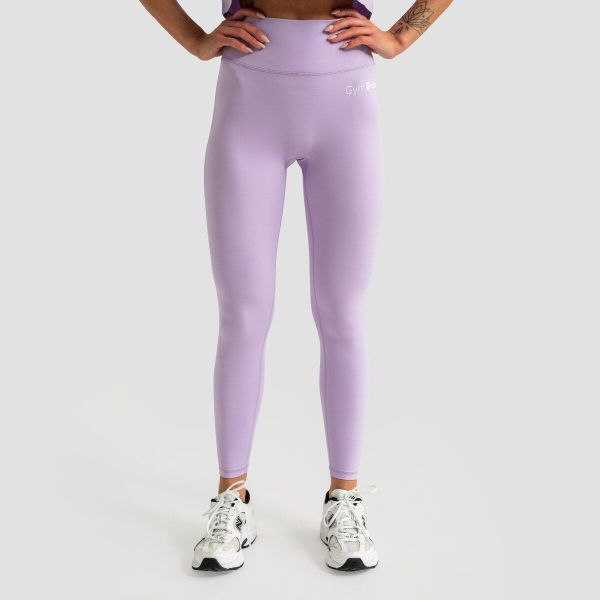 Legginsy damskie fitness z wysokim stanem Limitless. Fioletowe legginsy damskie GYMBEAM, s, bez wzorów, z elastanu. Za 110.90 zł.