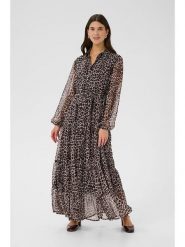 Cream Sukienka w kolorze brązowo-beżowym rozmiar: 38. Brązowe sukienki damskie Cream, na co dzień, bez wzorów, z tkaniny, bez kołnierzyka, bez ramiączek, maxi, proste. Za 208.99 zł.