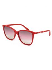 Swarovski Damskie okulary przeciwsłoneczne w kolorze czerwono-różowym rozmiar: 56. Czerwone okulary przeciwsłoneczne damskie Swarovski. Za 232.23 zł.