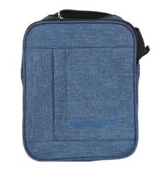 Granatowa, Mała Męska Torebka, Listonoszka, Saszetka na Ramię. Niebieskie saszetki męskie Pako Jeans, z jeansu. Za 47.00 zł.
