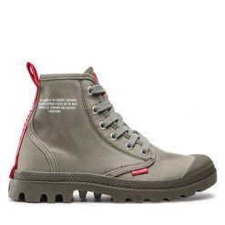 Trapery Palladium. Zielone trapery damskie Palladium, bez obcasa. Za 389.99 zł.