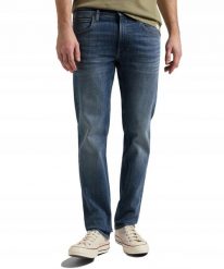 LEE DAREN ZIP FLY MĘSKIE SPODNIE JEANSOWE DK VISUAL CODY L707NLUC 112145464. Spodnie materiałowe męskie Lee, bez wzorów, z jeansu. Za 229.99 zł.