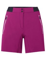 Spodenki turystyczne damskie Vaude Scopi LW Shorts II. Czerwone szorty damskie Vaude, bez wzorów, z elastanu. Za 313.49 zł.