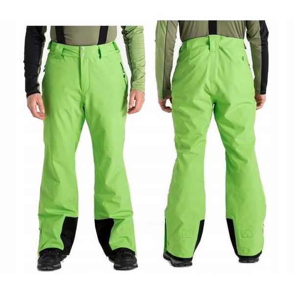Spodnie narciarskie dla mężczyzn Dare2b. Zielone spodnie materiałowe męskie Dare 2b, bez wzorów, sportowe. Za 279.99 zł.