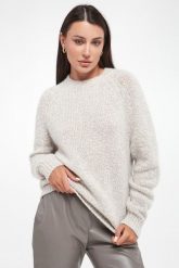 Sweter damski Sapri MARELLA MONOCHROME. Swetry klasyczne damskie Marella, m, bez kołnierzyka. W wyprzedaży za 653.40 zł.