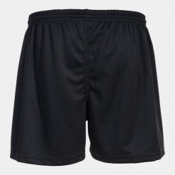 Szorty Joma Olimpiada. Czarne szorty męskie Joma, z aplikacjami, z materiału, sportowe. Za 167.00 zł.
