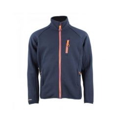 Kurtka polarowa Peak Mountain. Niebieskie kurtki męskie Peak Mountain, bez wzorów, z polaru, sportowe, bez kaptura. W wyprzedaży za 311.00 zł.