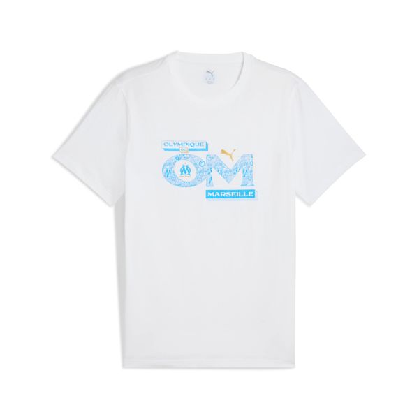 Koszulka OM. Białe t-shirty sportowe męskie Puma, bez ramiączek, do piłki nożnej. Za 196.00 zł.