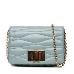 Torebka Furla. Niebieskie torebki klasyczne damskie Furla, bez wzorów, wizytowe, bez kołnierzyka, bez ramiączek. Za 1,319.00 zł.