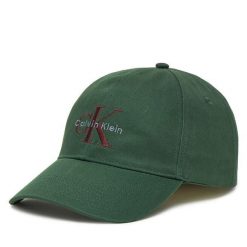 Czapka z daszkiem Calvin Klein. Zielone czapki męskie CALVIN KLEIN, bez wzorów. Za 109.99 zł.