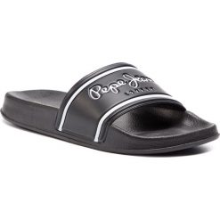 Klapki PEPE JEANS - Slider Classic PMS70070 Black 999. Czarne klapki i japonki męskie Pepe Jeans, z jeansu. W wyprzedaży za 89.00 zł.