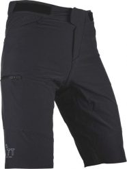 Spodenki rowerowe Leatt Trail 3.0. Czarne szorty męskie LEATT, bez wzorów, z materiału. Za 483.65 zł.