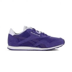 Buty do chodzenia damskie Reebok CL Nylon Slim Pigme. Fioletowe buty sportowe na co dzień damskie Reebok, bez wzorów, z materiału, trekkingowe. Za 208.00 zł.