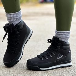 Czarne zimowe śniegowce damskie z membraną American Club Softshell Wt61/23. Czarne kurtki softshell damskie American CLUB, z materiału. Za 209.00 zł.