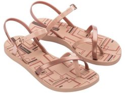 Sandały japonki damskie Ipanema Fashion Sand VIII Fem. Brązowe sandały damskie Ipanema, bez wzorów, z materiału, bez obcasa. Za 119.00 zł.