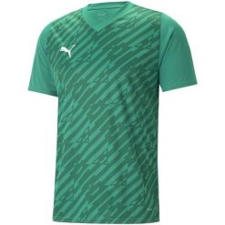 Koszulka męska Puma teamULTIMATE. Zielone t-shirty sportowe męskie Puma, m, bez ramiączek, do piłki nożnej. Za 119.00 zł.