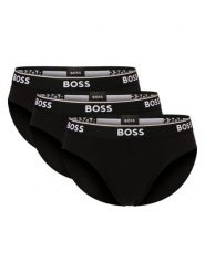 BOSS Slipy pakowane po 3 szt. Mężczyźni Bawełna czarny, L. Czarne slipki męskie Boss, bez wzorów, z bawełny. Za 219.95 zł.