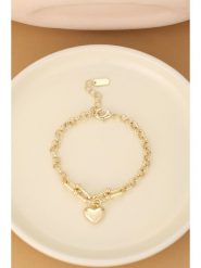 Atelier MIU Pozłacana bransoletka z elementem ozdobnym rozmiar: onesize. Żółte bransoletki damskie atelier MIU, pozłacane. Za 39.99 zł.