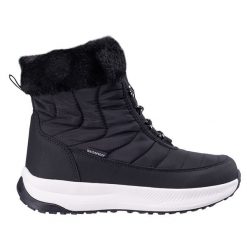 Buty zimowe damskie Iguana Irine W - czarne, Rozmiar buta 41. Czarne buty sportowe na co dzień damskie IGUANA, bez wzorów, z futra, trekkingowe. Za 219.99 zł.