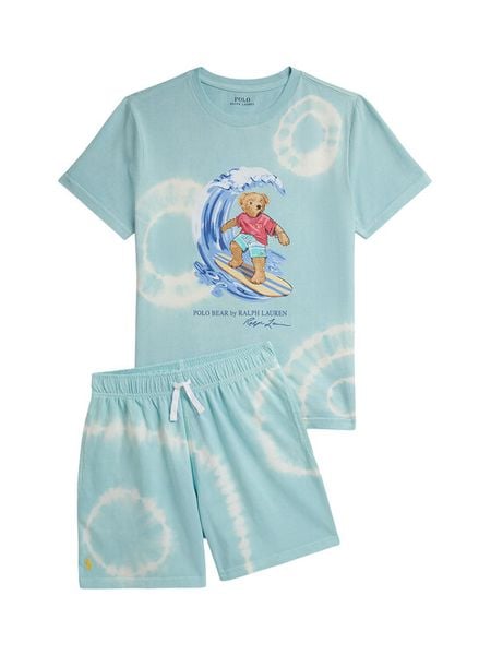 Polo Ralph Lauren T-Shirt 323B13595001 Niebieski Regular Fit. Niebieskie t-shirty chłopięce Polo Ralph Lauren, bez wzorów, z bawełny, bez ramiączek. Za 329.99 zł.
