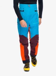 Spodnie z membraną męskie La Sportiva Supercouloir GTX Pro Pant. Niebieskie spodnie materiałowe męskie La Sportiva, bez wzorów, z gore-texu. Za 2,929.65 zł.