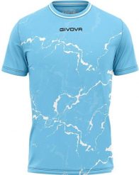 Koszulka sportowa Givova Grafit Sky-biało-niebieska. Białe bluzki sportowe damskie Givova, m, z dzianiny, bez ramiączek, na fitness i siłownię. Za 76.50 zł.