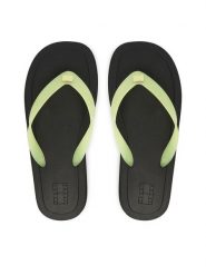 Tommy Jeans Japonki Tjw Cleated Jelly Summer Sandal EN0EN02954 Zielony. Zielone klapki damskie Tommy Jeans, bez wzorów, z jeansu, bez obcasa. Za 209.99 zł.