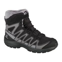 Buty Salomon Xa Pro V8 Winter 414334 czarne. Czarne śniegowce dziewczęce z gumy. Za 459.81 zł.