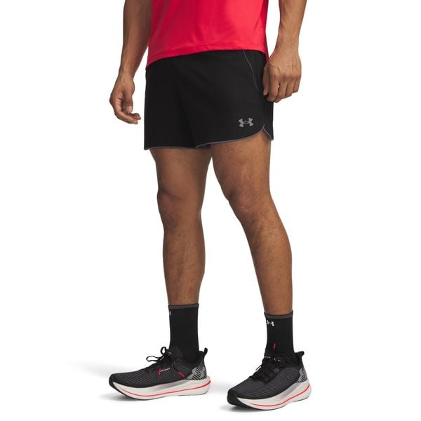 Krótkie Spodenki Under Armour Ua Velociti Pro 5In Short Dorośli. Czarne szorty męskie Under Armour, bez wzorów, z elastanu, sportowe. Za 312.99 zł.