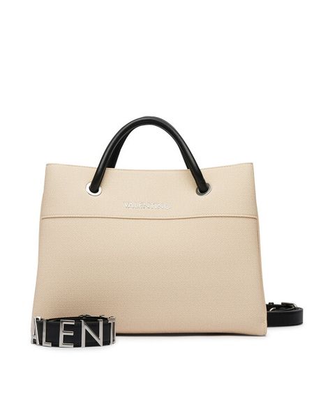 Valentino Torebka Alexia Summer VBSA0D02 Beżowy. Brązowe torebki klasyczne damskie Valentino, bez wzorów, ze skóry, bez dodatków. Za 689.99 zł.