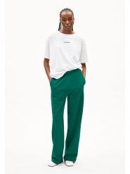 Armedangels Koszulka "Giannaa" w kolorze białym rozmiar: XL. Białe bluzki damskie ARMEDANGELS, xl, bez wzorów, z bawełny, bez kołnierzyka, bez ramiączek. Za 108.99 zł.