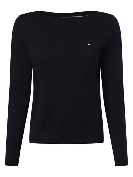 Tommy Hilfiger Sweter Kobiety niebieski, XL. Niebieskie swetry klasyczne damskie Tommy Hilfiger, xl, z dzianiny, bez kołnierzyka. Za 489.95 zł.