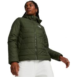 Kurtka Puma Ess Padded, Kobiety. Zielone kurtki damskie Puma, s, bez wzorów, z poliesteru, bez kaptura. Za 274.99 zł.