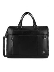 U.S. Polo Assn. Torba na laptopa BIUXT5738MVP Czarny. Czarne torby na laptopa damskie U.S. Polo Assn., bez wzorów, z tworzywa sztucznego. Za 342.99 zł.