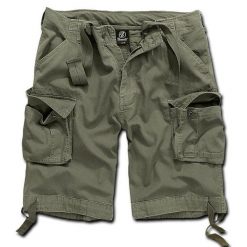 Szorty bushcraft męskie Brandit Urban Legend Vintage Olive. Zielone szorty męskie Brandit, bez wzorów, z bawełny, vintage. Za 182.25 zł.